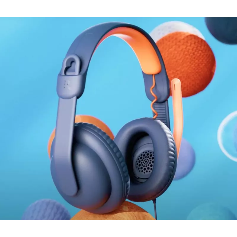 LOGITECH Zone Learn – ausinės – USB-C – ant ausų – klasikinė mėlyna