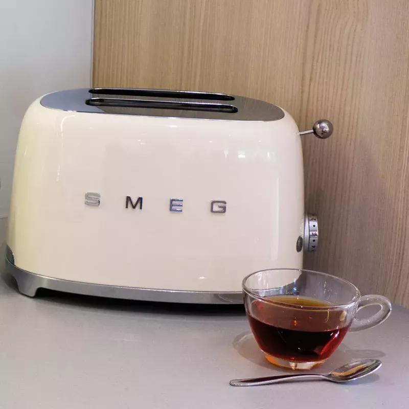 Skrudintuvas Smeg TSF01CREU Cream 2 griežinėliai