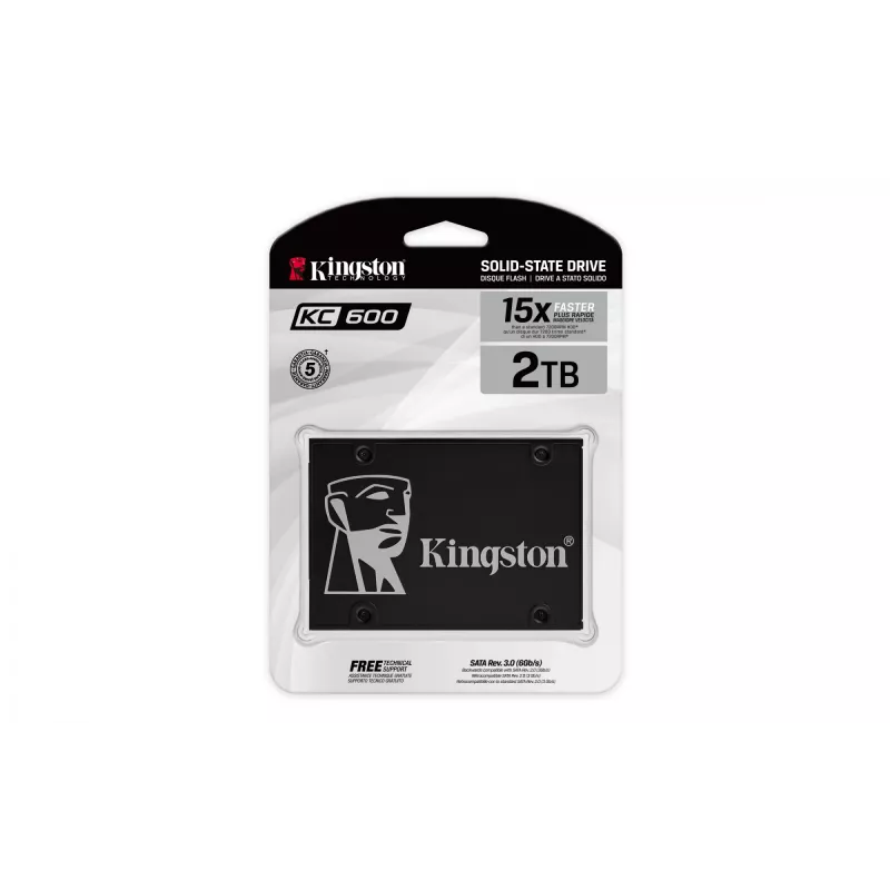 SSD diskas Kingston 2TB 2,5 colio SATA3 KC600