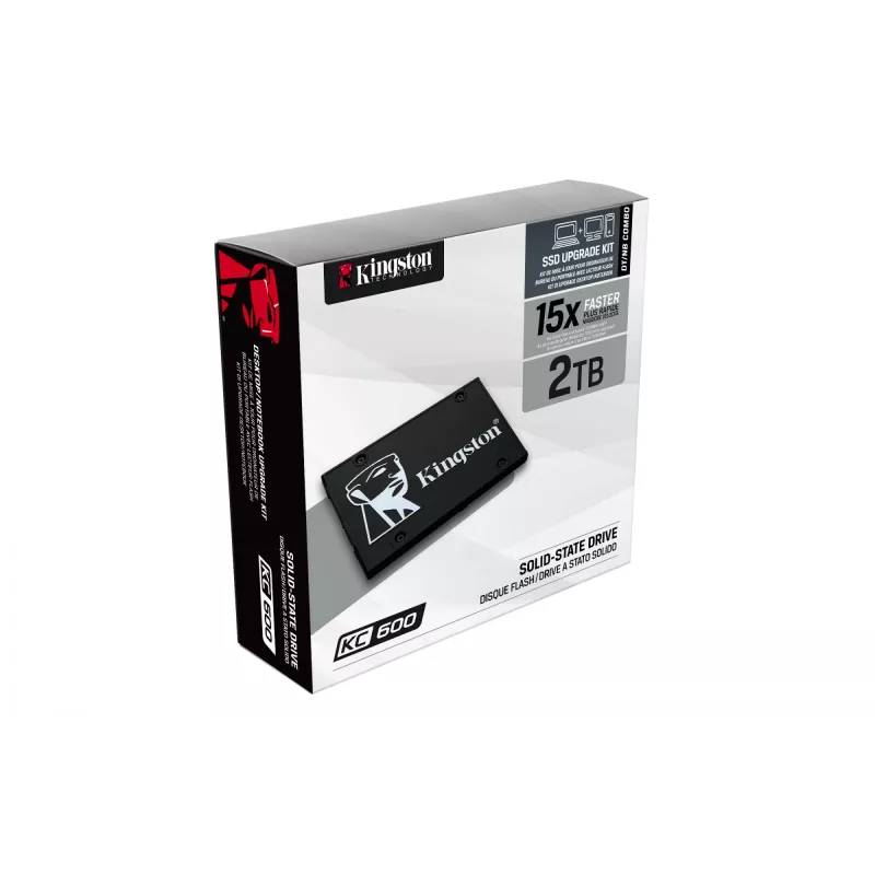 SSD diskas Kingston 2TB 2,5 colio SATA3 KC600