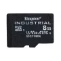 Kingston Technology 8GB microSDHC Industrial C10 A1 pSLC atminties kortelė be adapterio