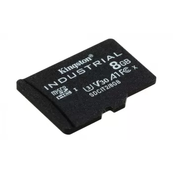 Kingston Technology 8GB microSDHC Industrial C10 A1 pSLC atminties kortelė be adapterio