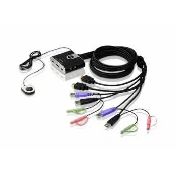 ATEN CS692 2 prievadų USB HDMI KVM jungiklis su garsu