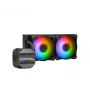MSI MAG Coreliquid M240 procesoriaus vandens aušintuvas 240 mm, 2x120 mm ventiliatoriai, ARGB, juodas