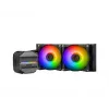 MSI MAG Coreliquid M240 procesoriaus vandens aušintuvas 240 mm, 2x120 mm ventiliatoriai, ARGB, juodas