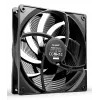be quiet! Pure Wings 3 140mm PWM high-speed Triple Pack – 3 vnt. 14 cm kompiuterio korpuso ventiliatoriai, juodi