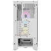 CORSAIR 3000D RGB Airflow Baltas vidutinis bokštas ATX korpusas