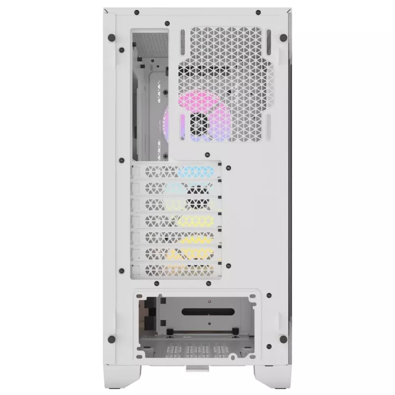 CORSAIR 3000D RGB Airflow Baltas vidutinis bokštas ATX korpusas