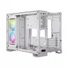 CORSAIR korpusas Icue Link 2500x RGB Micro ATX dviejų kamerų baltas
