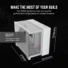 CORSAIR korpusas Icue Link 2500x RGB Micro ATX dviejų kamerų baltas