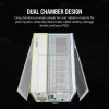 CORSAIR korpusas Icue Link 2500x RGB Micro ATX dviejų kamerų baltas