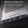 CORSAIR FRAME 5000D RS korpusas - didelio oro srauto vidutinio bokšto korpusas - baltas