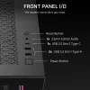 PC korpusas CORSAIR 3500X RS-R ARGB – juodas, grūdintas stiklas, tinka ATX/EATX/Micro-ITX, 3x120 mm priekiniai ventiliatoriai