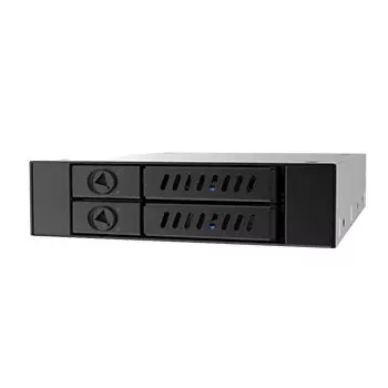 Chieftec CMR-225 – laikiklis dviems 2,5 inch diskams iš vieno 3,5 inch lizdo