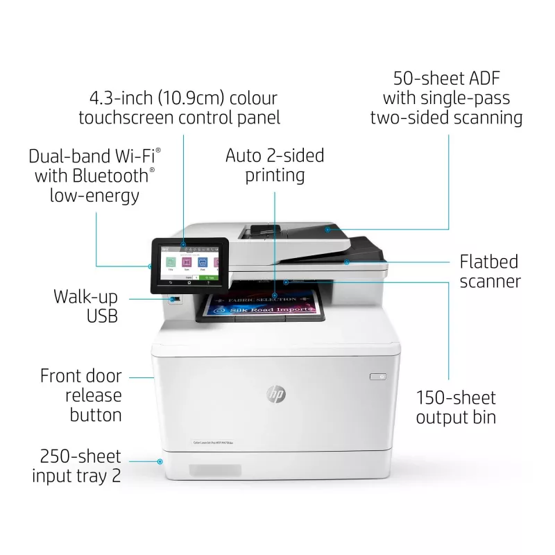 Daugiafunkcis įrenginys HP Color LaserJet Pro MFP M479dw spalvotas lazerinis