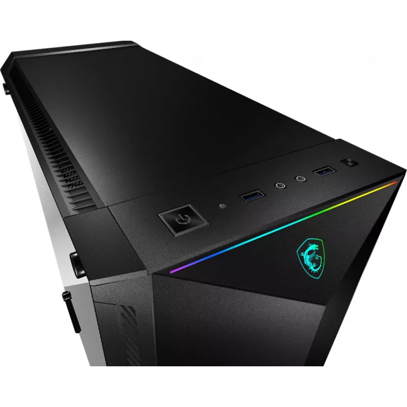 Gaming kompiuterio korpusas MSI MPG GUNGNIR 100 Midi Tower juodas