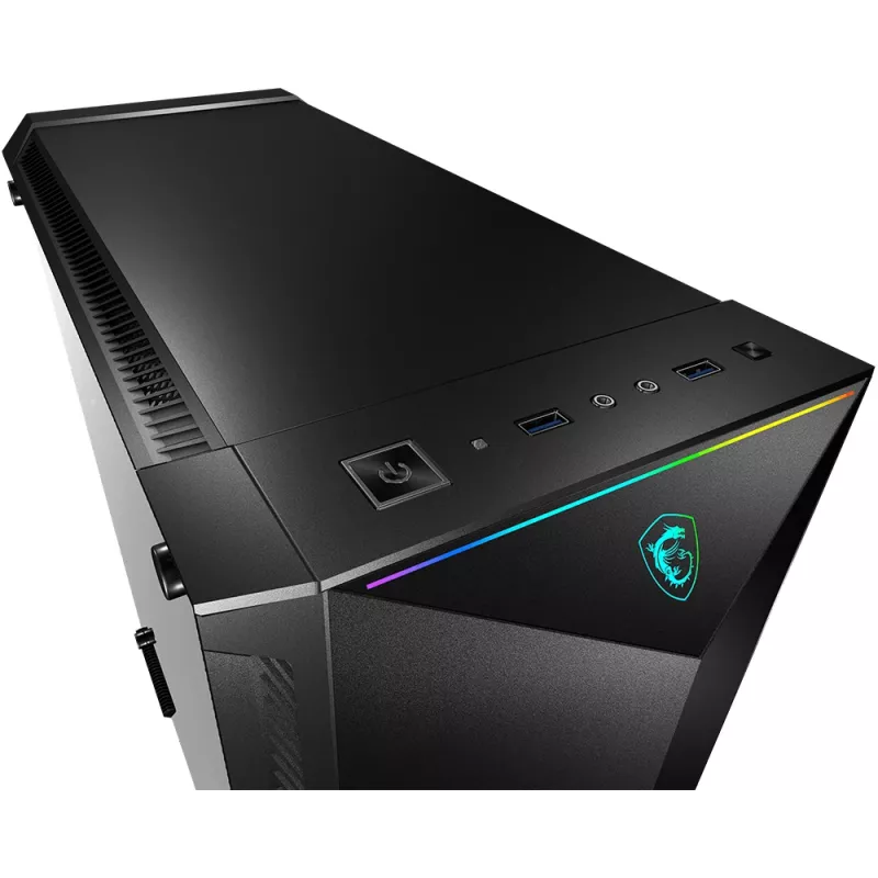 Gaming kompiuterio korpusas MSI MPG GUNGNIR 100 Midi Tower juodas