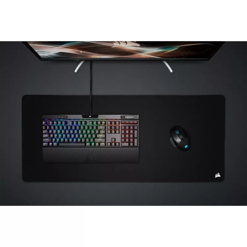 CORSAIR MM350 PRO Premium – žaidimų pelėdas, atsparus išsiliejimui, audininis, juodas, Extended-XL