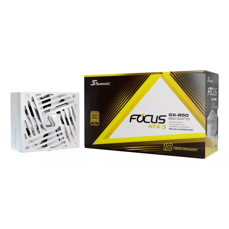Maitinimo blokas Seasonic Focus GX-850 850W 20+4 pin ATX Baltas