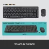 LOGITECH MK295 Tylus belaidis rinkinys Graphite AZERTY Belgijos