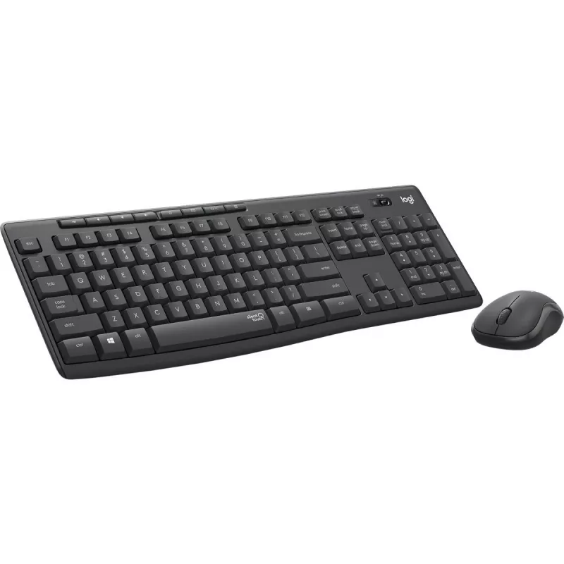 LOGITECH MK295 Tylus belaidis rinkinys Graphite AZERTY Belgijos