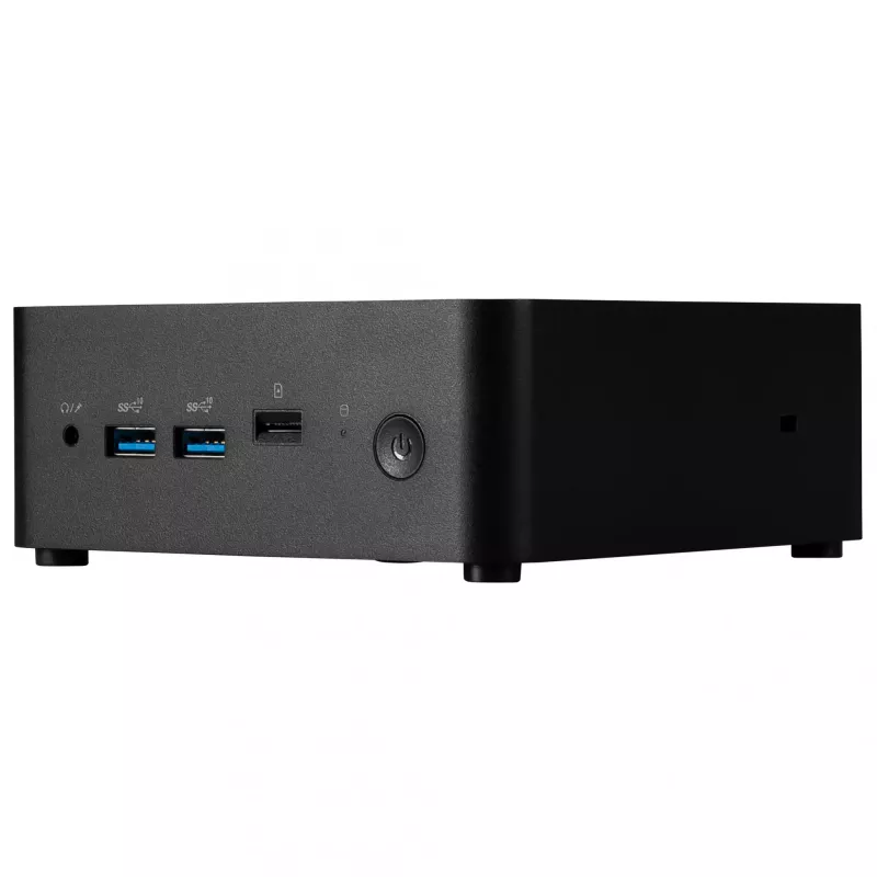 MSI Cubi NUC 1MG-019DE mini kompiuteris, Intel Core 7 150U, 16 GB DDR5, 512 GB SSD, Windows 11 Pro, juodas