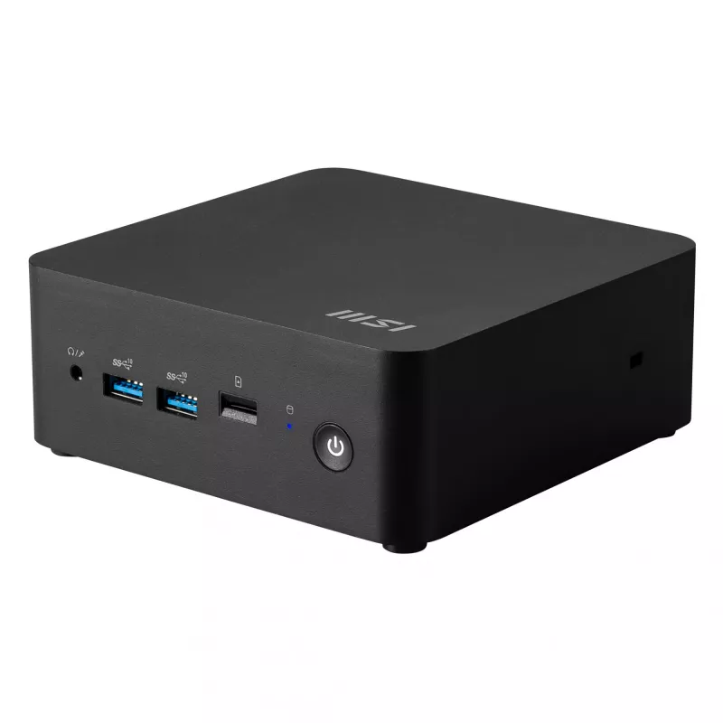 MSI Cubi NUC 1MG-019DE mini kompiuteris, Intel Core 7 150U, 16 GB DDR5, 512 GB SSD, Windows 11 Pro, juodas