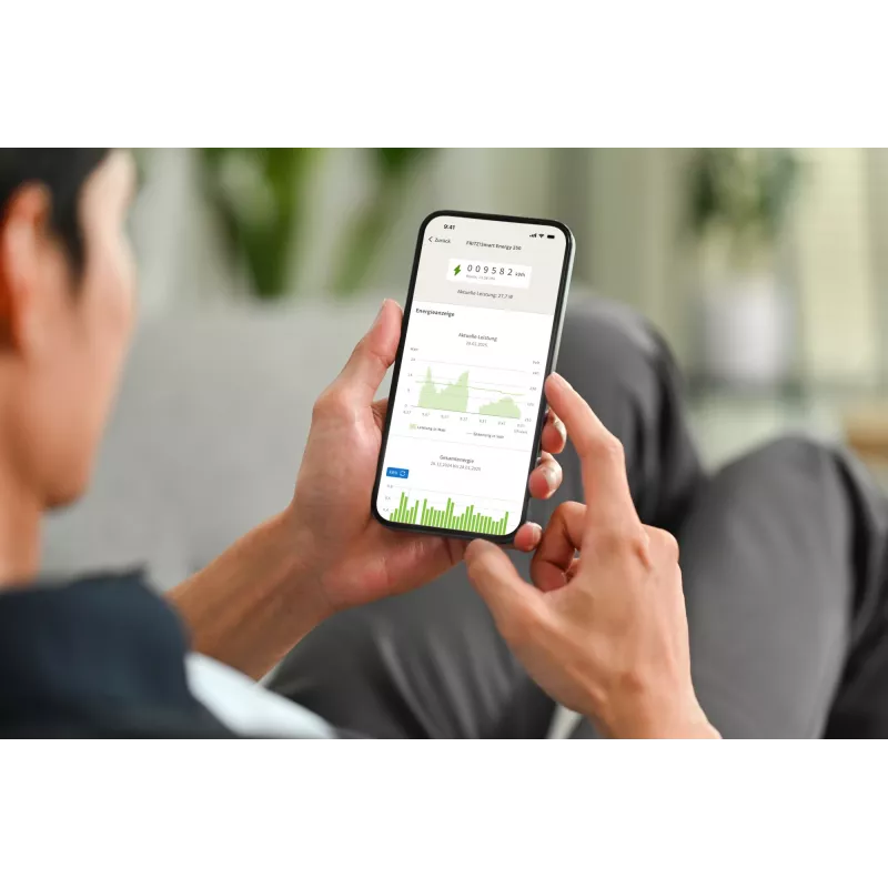 FRITZ! Smart Energy 250 belaidis radijo dažnio siųstuvas, montuojamas ant sienos