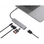 Conceptronic DONN02G nešiojamojo kompiuterio dokas / prievadų platintuvas USB 3.2 Gen 1 (3.1 Gen 1) Type-C aliuminis
