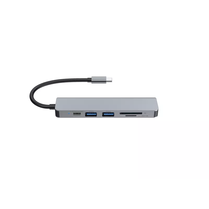 Conceptronic DONN02G nešiojamojo kompiuterio dokas / prievadų platintuvas USB 3.2 Gen 1 (3.1 Gen 1) Type-C aliuminis