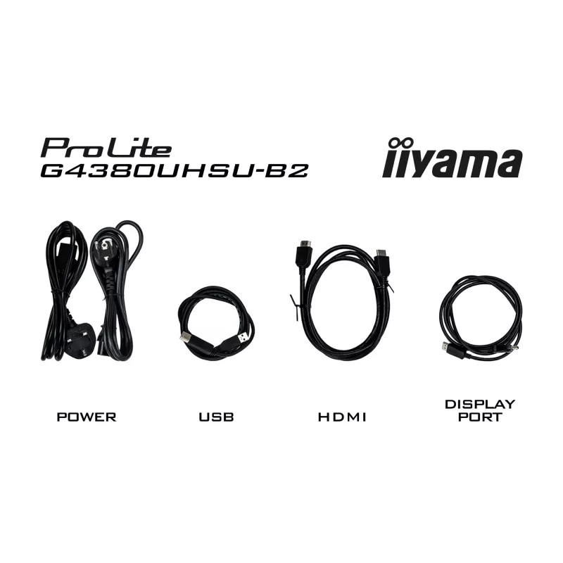 Monitorius iiyama G-MASTER G4380UHSU-B2 108 cm (42,5 colio) 3840 x 2160 pikselių 4K Ultra HD LED juodas