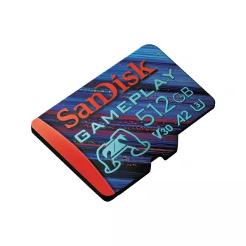 WESTERN DIGITAL SanDisk GamePlay microSD atminties kortelė mobiliesiems ir nešiojamoms konsolėms – 512GB – 90MB/s130MB/s UHS-I