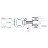 ATEN CS22H 2 prievadų USB 4K HDMI KVM jungiklis su nuotoliniu prievadų parinkikliu