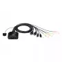 ATEN CS22H 2 prievadų USB 4K HDMI KVM jungiklis su nuotoliniu prievadų parinkikliu