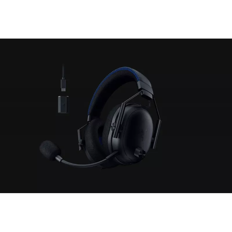 RAZER Blackshark V3 Pro - belaidės ausinės su ANC, stereo, USB, juodos, skirtos PlayStation