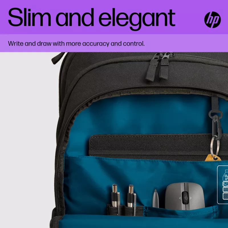 HP Slim Rechargeable Pen rašiklis, juodas, įmontuota baterija