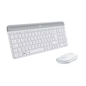 LOGITECH MK470 – belaidis klaviatūros ir pelės rinkinys, offwhite, AZERTY prancūzų išdėstymas
