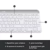 LOGITECH MK470 – belaidis klaviatūros ir pelės rinkinys, offwhite, AZERTY prancūzų išdėstymas