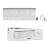 LOGITECH MK470 – belaidis klaviatūros ir pelės rinkinys, offwhite, AZERTY prancūzų išdėstymas