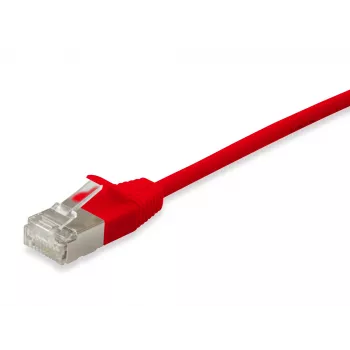 Equip Cat.6A F/FTP plonas RJ-45 jungiamasis kabelis 0,5 m raudonas