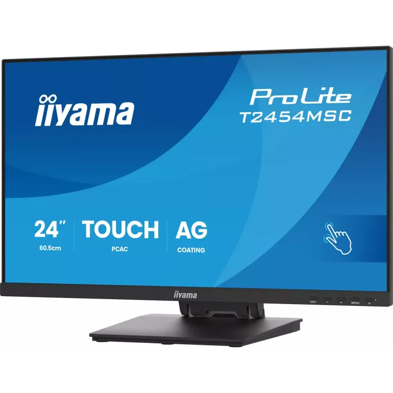 Monitorius iiyama ProLite T2454MSC-B3AG 23,8 col. Full HD LED liečiamasis ekranas, juodas