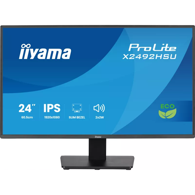 Monitorius iiyama ProLite X2492HSU-B1 60,5 cm (23,8 colio) 1920 x 1080 pikselių Full HD LED juodas