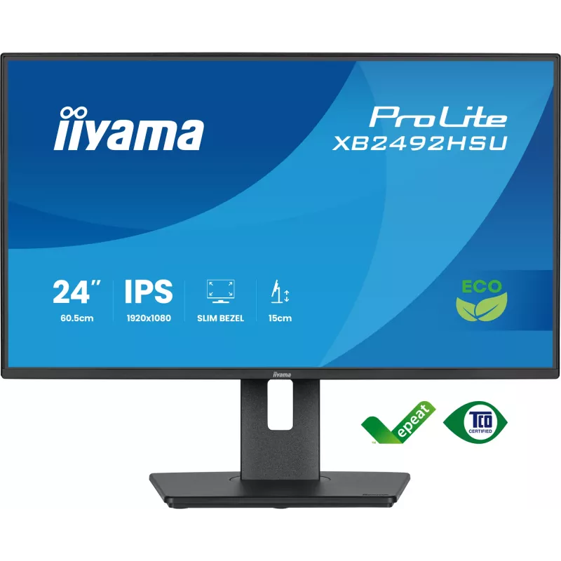 Monitorius iiyama ProLite XB2492HSU-B1 60,5 cm (23,8 colio) Full HD LED juodas