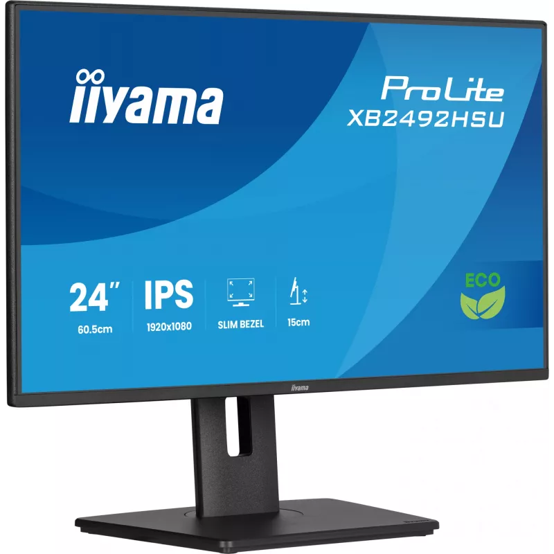 Monitorius iiyama ProLite XB2492HSU-B1 60,5 cm (23,8 colio) Full HD LED juodas