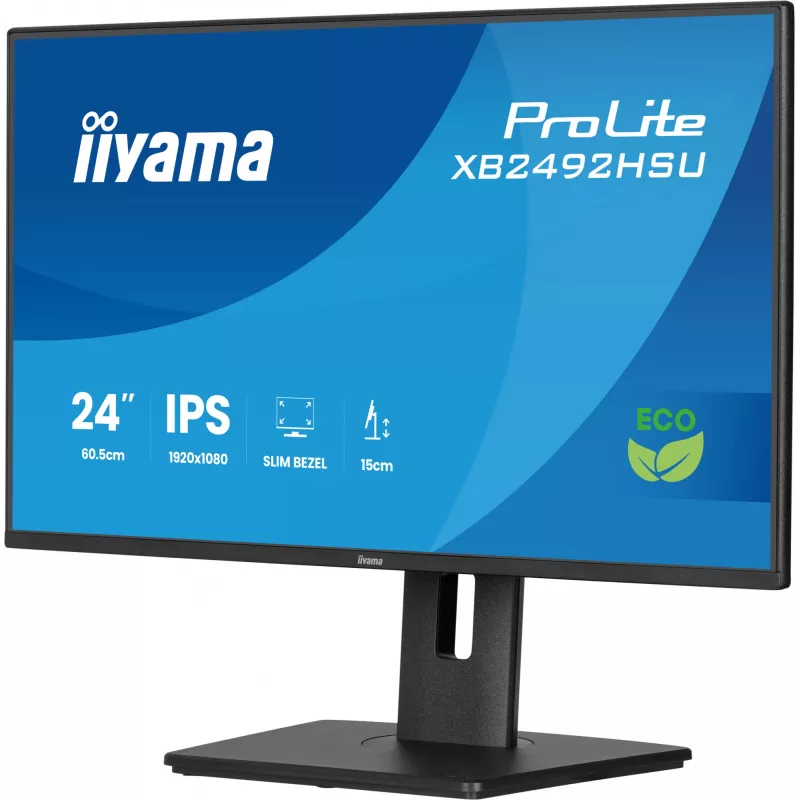 Monitorius iiyama ProLite XB2492HSU-B1 60,5 cm (23,8 colio) Full HD LED juodas