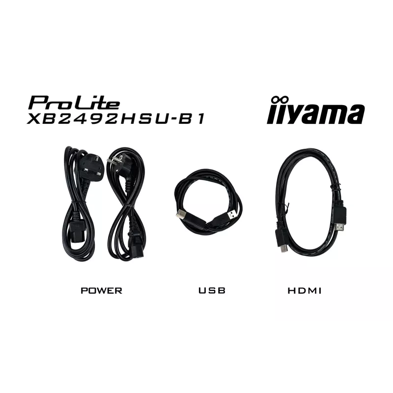 Monitorius iiyama ProLite XB2492HSU-B1 60,5 cm (23,8 colio) Full HD LED juodas