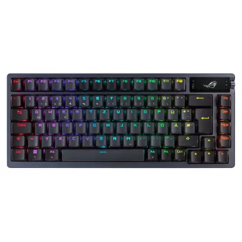 ASUS ROG Azoth klaviatūra žaidimams USB + RF belaidė + Bluetooth QWERTY juoda