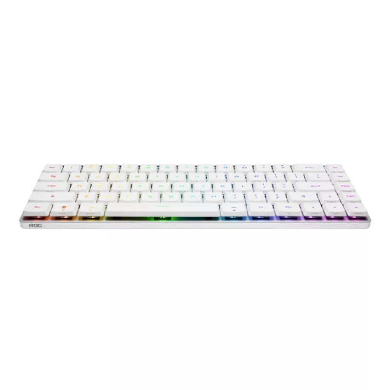 ASUS ROG Falchion RX Low Profile klaviatūra žaidimams USB + RF belaidė + Bluetooth QWERTZ balta