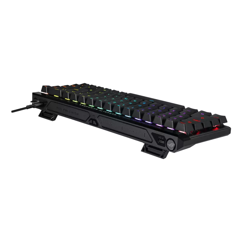 ASUS ROG Falchion Ace HFX kompaktiška žaidimų klaviatūra, USB, QWERTZ, juoda
