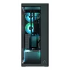 ARCTIC Xtender VG (Mirror Black) Premium E-ATX kompiuterio korpusas su vertikaliu vaizdo plokštės montavimu